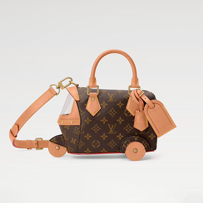 lv louis vuitton rickshaw miniature wheeled handbag #m28020